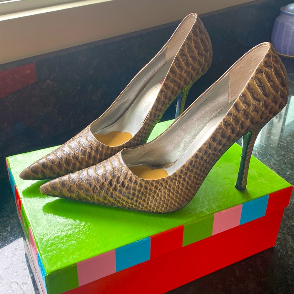 Charles by Charles David Snakeskin heels